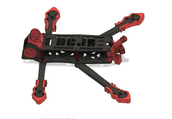 DLQFPV DCJ5 Deadcat Cinematic / Freestyle Frame - Image 4