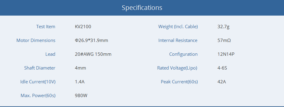 T-Motor MCK 2207.5 V3 2100KV Brushless Racing Motor 7 - T-Motor