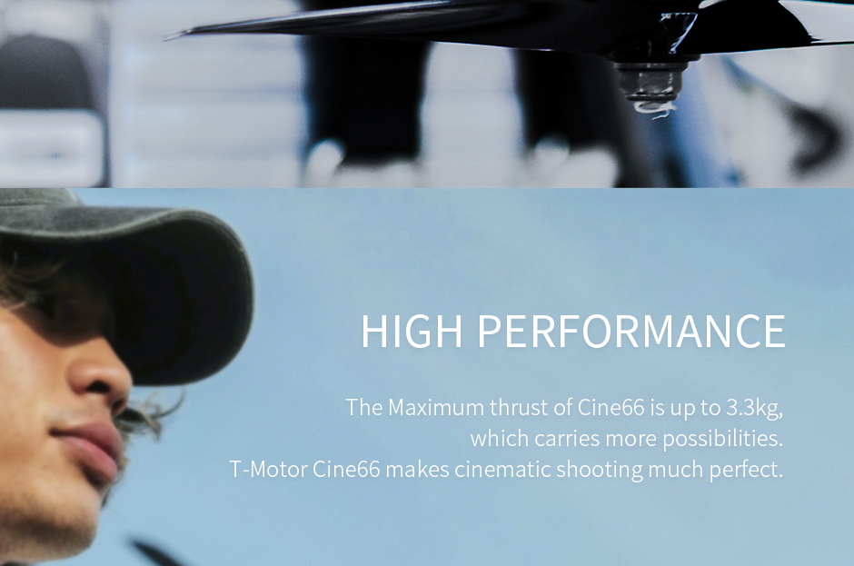T-Motor Cine66 2812 Professional Cinematic FPV Motor - 925Kv 8 - T-Motor