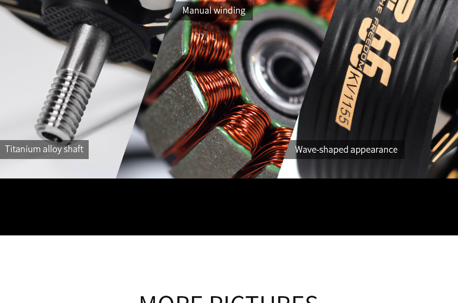 T-Motor Cine66 2812 Professional Cinematic FPV Motor - 925Kv 12 - T-Motor