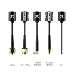 Foxeer Micro Lollipop 5.8G 2.5dBi High Gain FPV Antenna Pair - U.FL LHCP Red 1 -