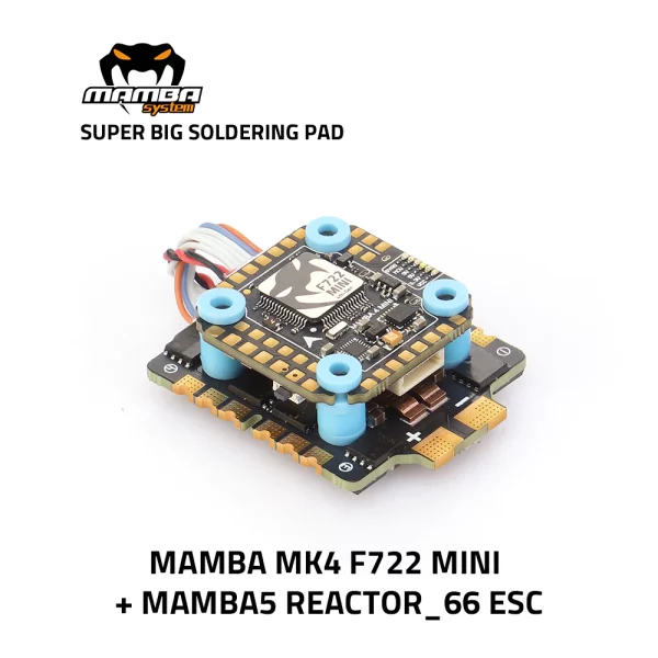 Diatone MAMBA MK4 F722 MINI Reactor 66A MINI Flight Controller Stack 1 - Diatone