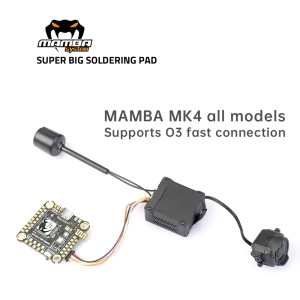 Diatone MAMBA MK4 F722 APP Flight Controller 45A 128K 3-6S ESC Stack - 30mm/M3 - Image 3