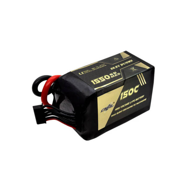 CNHL Ultra Black 1550mAh 22.2V 6S 150C Lipo Battery with XT60 Plug - Image 5