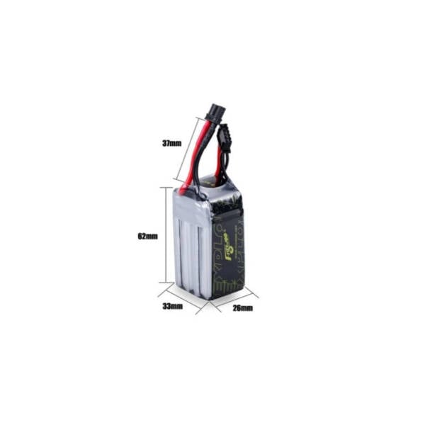 Flywoo Explorer 900mAh HV 15.2V 4S 80C Lipo Battery - XT30 - Image 2