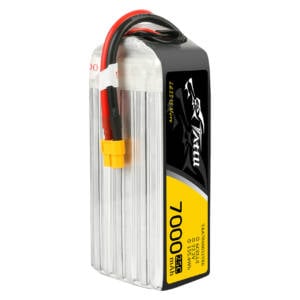 Tattu 7000mAh 22.2V 6S 25C Lipo Battery Pack With XT60 Plug 6 - Tattu