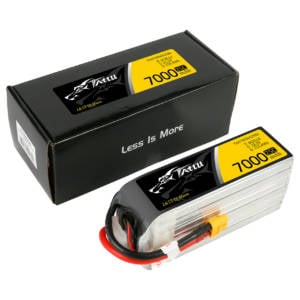 Tattu 7000mAh 22.2V 6S 25C Lipo Battery Pack With XT60 Plug 7 - Tattu