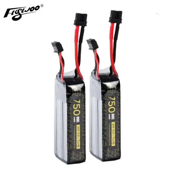 Flywoo Explorer 4S 750mAh HV 80C Lipo Battery - XT30 (2 Pack)