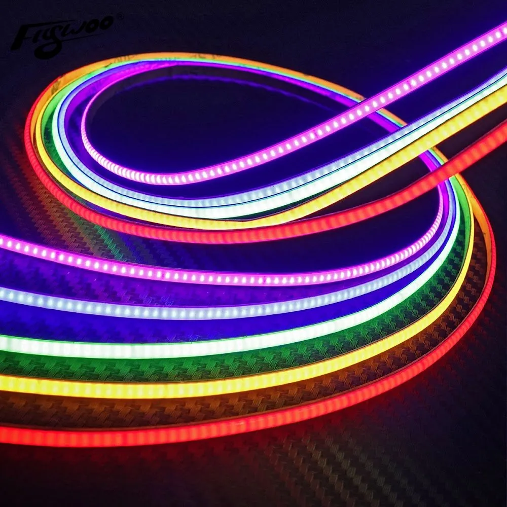 FLYWOO 12V Neon LED Strip 4mm X 1M With 12V BEC - Pick Your Color - MyFPV