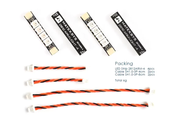 Matek 2812 ARM Light 4 LED (4pcs)
