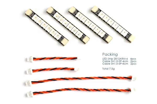 Matek 2812 ARM Light 6 LED (4pcs) 1 - Matek Systems