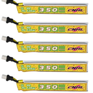 CNHL Pizza Series 350mAh 3.8V 1S 75C Lipo Battery with BT2.0 (5PCS/Packs) 4 - CNHL