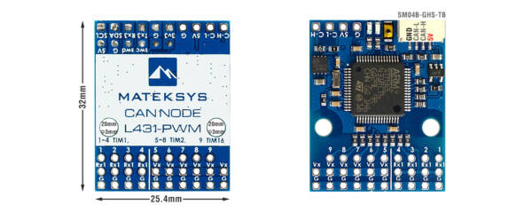 Matek AP_Periph DroneCAN to PWM Adapter 1 - Matek Systems