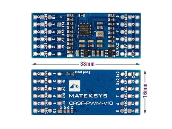 Matek CRSF-PWM Converter with Variometer 1 - Matek Systems