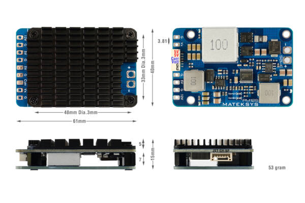 Matek PM12S-3 PDB Power Module - Image 2