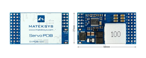 Matek Servo PDB, w/ 12A BEC - 9-55V to 5/6/8V 1 - Matek Systems