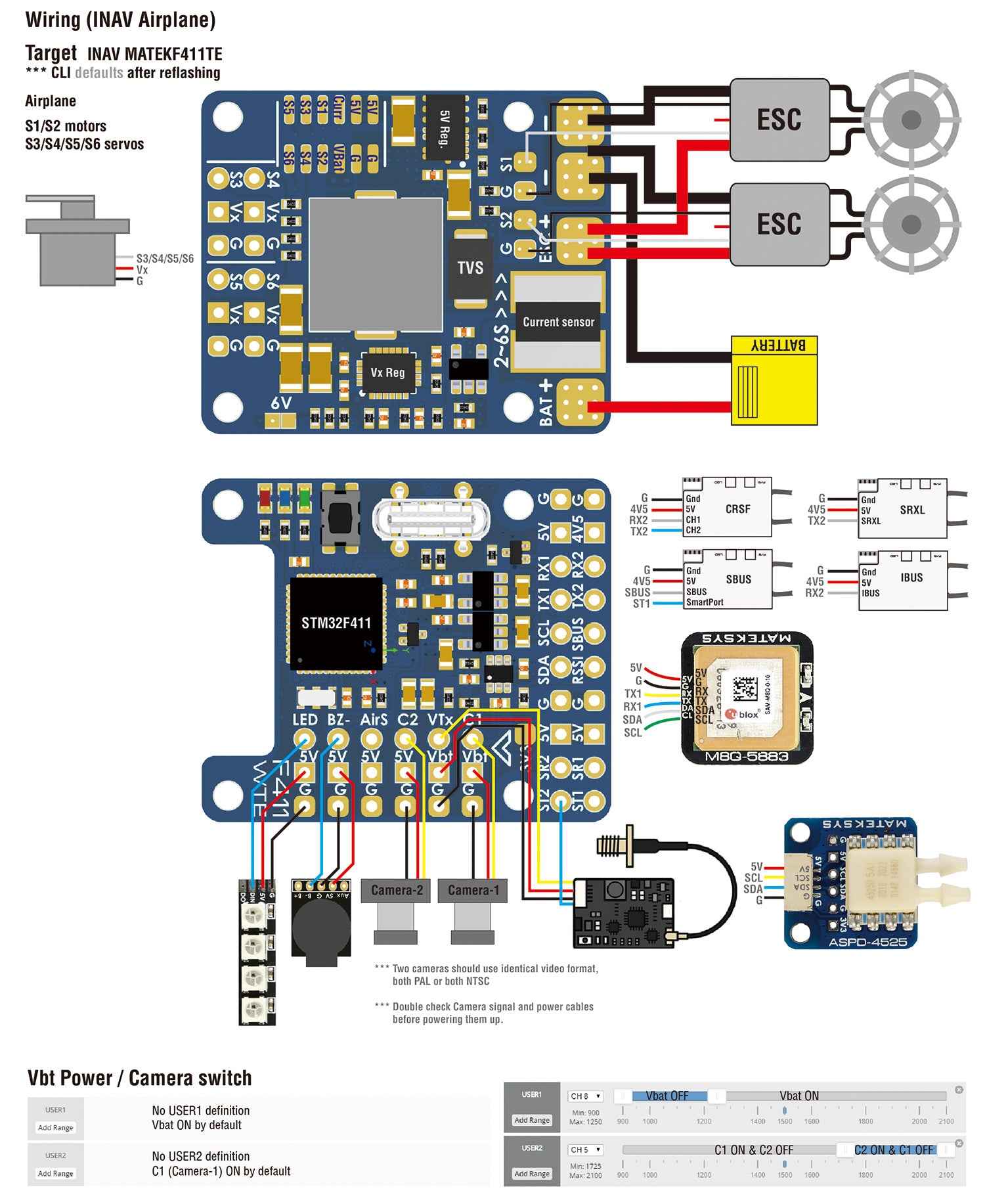 Matek F411-WTE Flight Controller 11 - Matek Systems