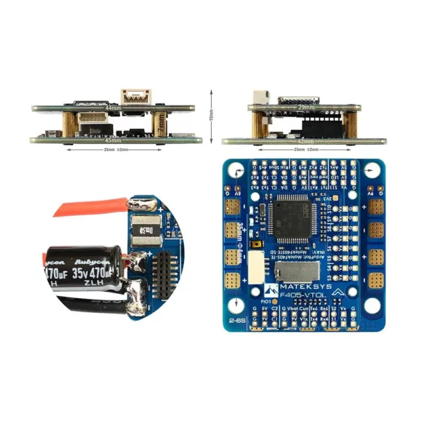 Matek F405-VTOL Flight Controller - Image 3