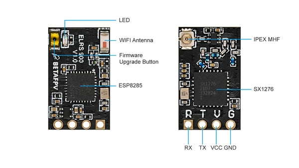 BetaFPV ELRS Nano Receiver - 2.4GHz 4 -