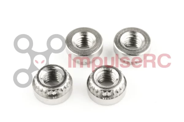 ImpulseRC M3 Pressnut Stainless Steel (4pcs) 1 - ImpulseRC