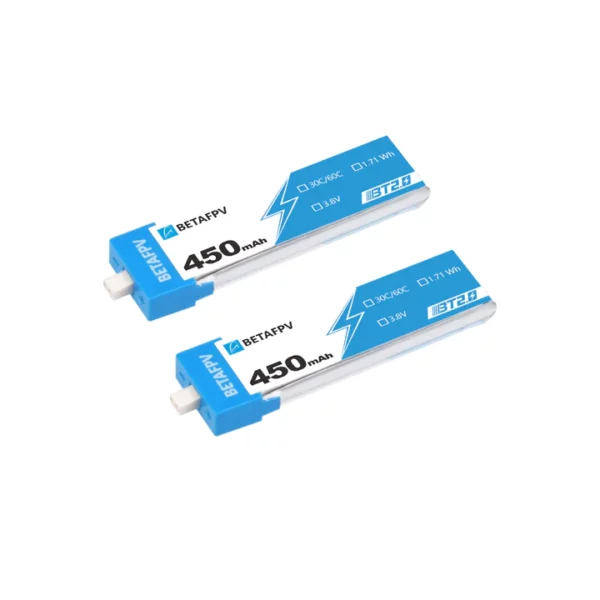 BetaFPV 450mAh 30c 1s Battery (4pcs) - Image 2