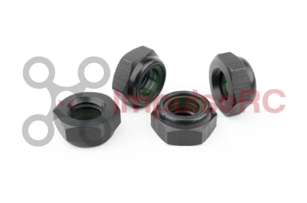 ImpulseRC Aluminum Nylock Purple - Motor Nuts (4pcs) (Pick your Color) - Image 2