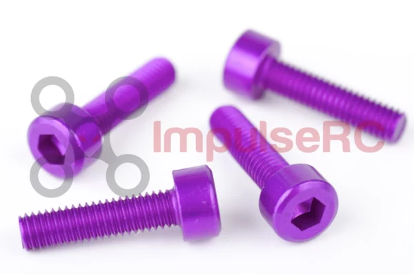 ImpulseRC Aluminum Cap Screw (Pick your Length and Color) 6 - ImpulseRC