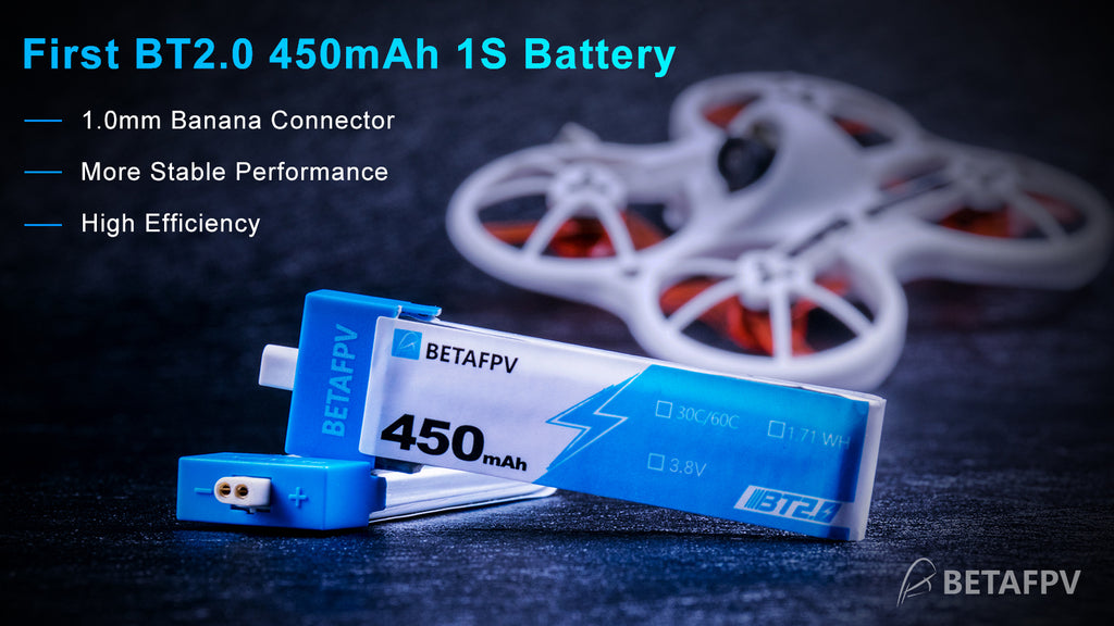 BetaFPV 450mAh 30c 1s Battery (4pcs) 3 - BetaFPV