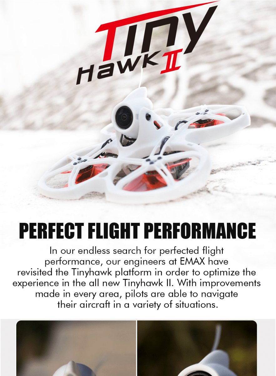 EMAX Tinyhawk II Indoor BNF Whoop Drone 25 -