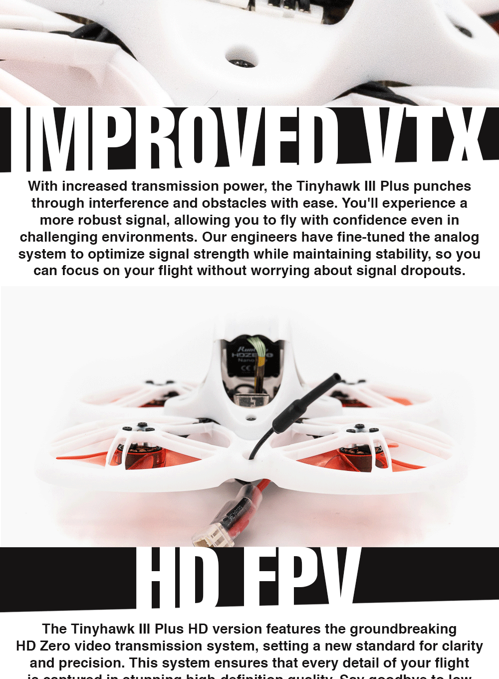 EMAX Tinyhawk III+FPV Racing Drone RTF Kit (Analog)(ELRS) 10 - Emax