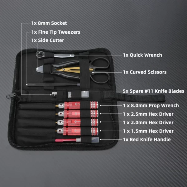 FlyFishRC 9 Piece FPV Tool Kit - Image 4
