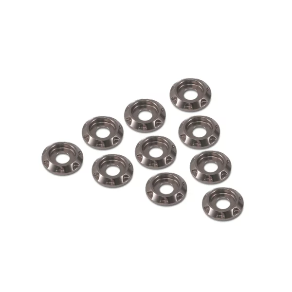FlyFishRC M3 Aluminum Alloy Colorful Countersunk Washers - 20 Pack of Grey