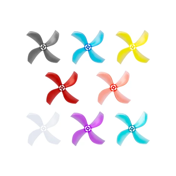 NewBeeDrone Azi (Quad Blade) Micro Propellers 31mm -1.0mm Shaft (4CCW+4CW)