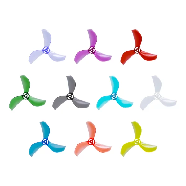 NewBeeDrone Azi (Tri Blade) Micro Propellers 31mm - 1.0mm Shaft (4CCW+4CW)