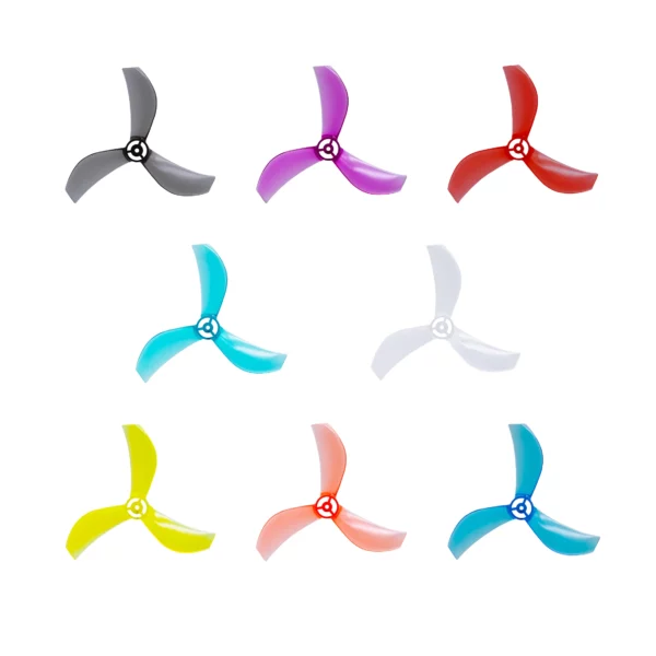 NewBeeDrone Azi (Tri-Blade) Micro Propellers 40mm - 1.0mm Shaft (4CCW+4CW) 1 - NewBeeDrone