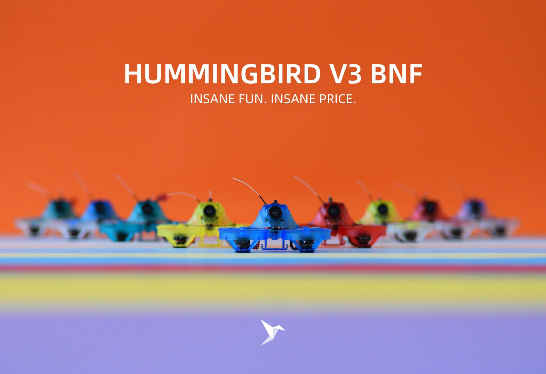 NewBeeDrone Hummingbird V3 BNF FPV Whoop Drone - Random Color 4 - NewBeeDrone