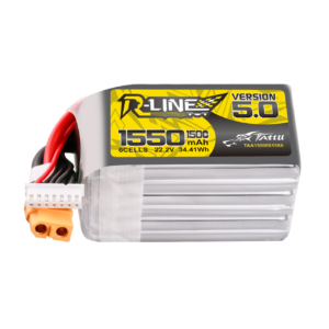 Tattu R-Line Version 5.0 1550mAh 6S 150C 22.2V LiPo Battery Pack Equipped with XT60 Plug 2 - Tattu