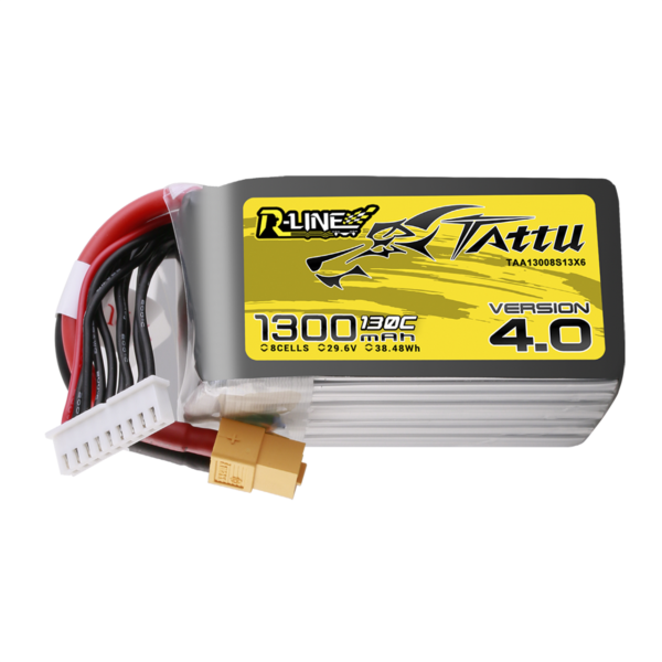 Tattu R-Line Version 4.0 1300mAh 8S1P 130C Lipo Battery - Image 3