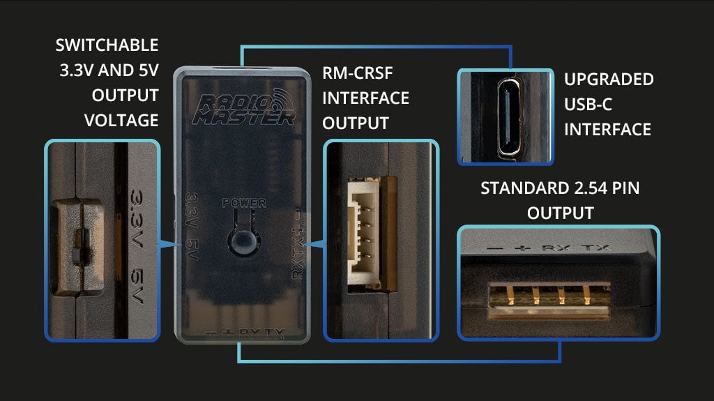 RadioMaster ExpressLRS USB UART Flasher V2