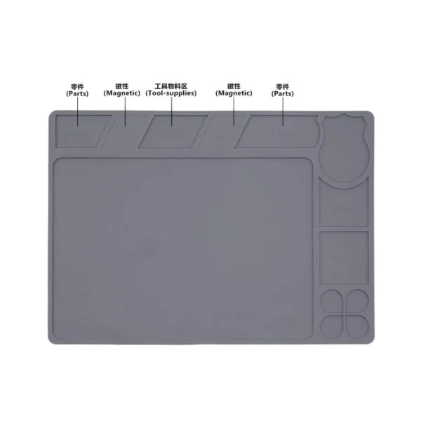 Sequre Magnetic Silicone Build Mat w/ screw holders (3 Size and Color Options) - Image 8