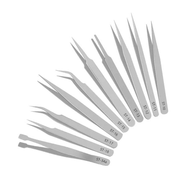 Sequre Precision Stainless Steel Tweezers Kit - Image 2
