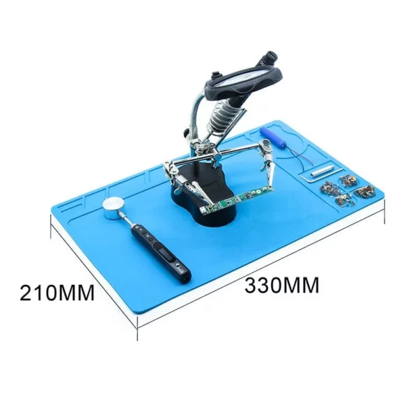 Sequre Magnetic Silicone Build Mat w/ screw holders (3 Size and Color Options) - Image 2