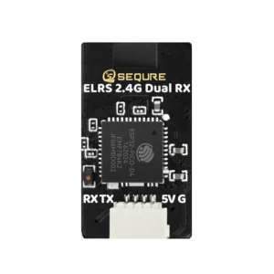 Sequre 2.4GHz High Quality ELRS Receiver w/ Plug - Dual Antenna 80mm+ 220mm 2 - Sequre