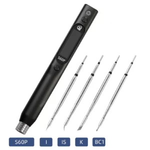 Sequre S60P Soldering Iron with K+I+IS+BC1 Tips