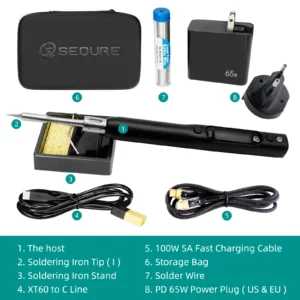 Sequre Soldering Iron Kit - S99 Nano Kit (B1 Tip)