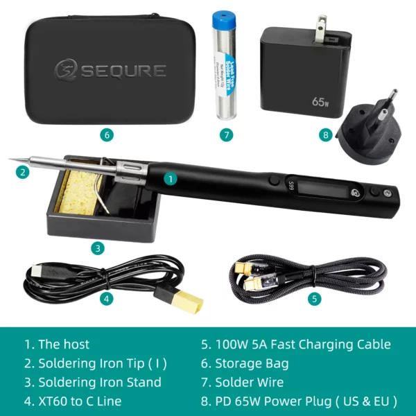 Sequre Soldering Iron Kit - S99 Nano Kit (B1 Tip)