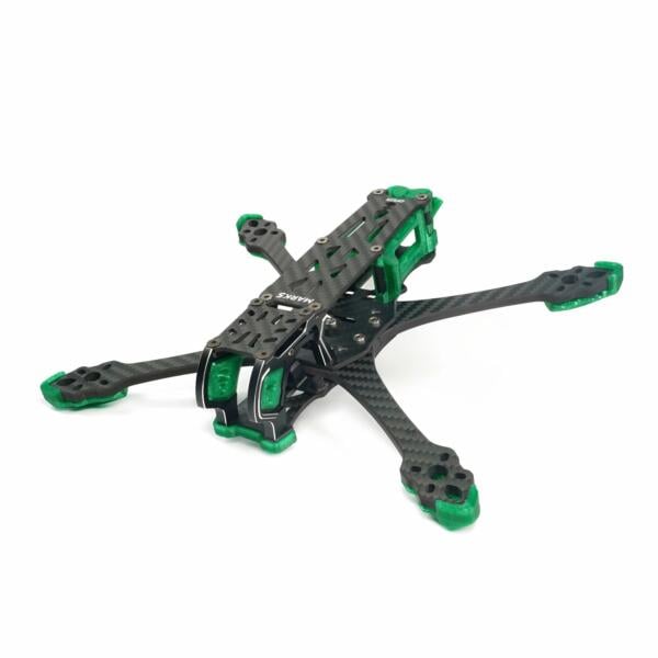 GEPRC FPV Freestyle Frame MARK5 Pro O3- Squashed X Green