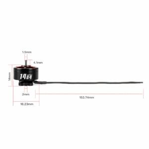 GEPRC SPEEDX2 1404 4600kv Motor (Red / Black) 5 - GEPRC