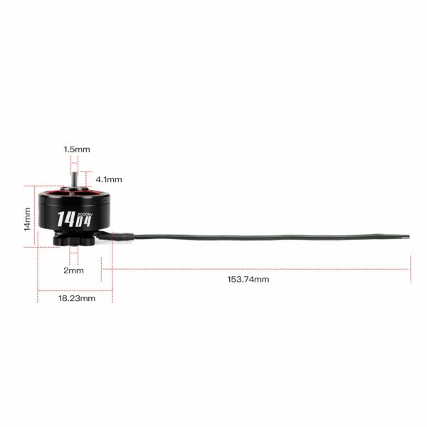 GEPRC SPEEDX2 1404 4600kv Motor (Red / Black) - Image 6