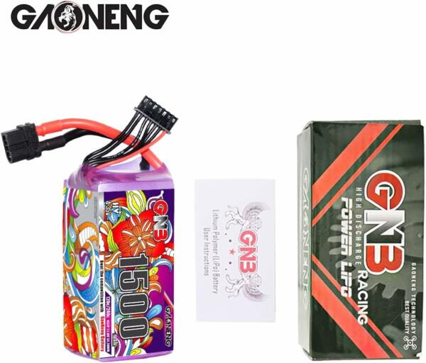 GAONENG GNB 1500mAh 22.8V 6S 120C XT60 LiPo Battery - Image 4